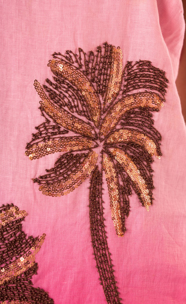 Pink Canvas Eulalia Short Dress - Maaji - colorful_trendy_tropical_short_dress