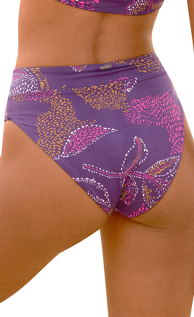 Batik Floral Suzy Q Bikini Bottom_Maaji_Purple_Reversible