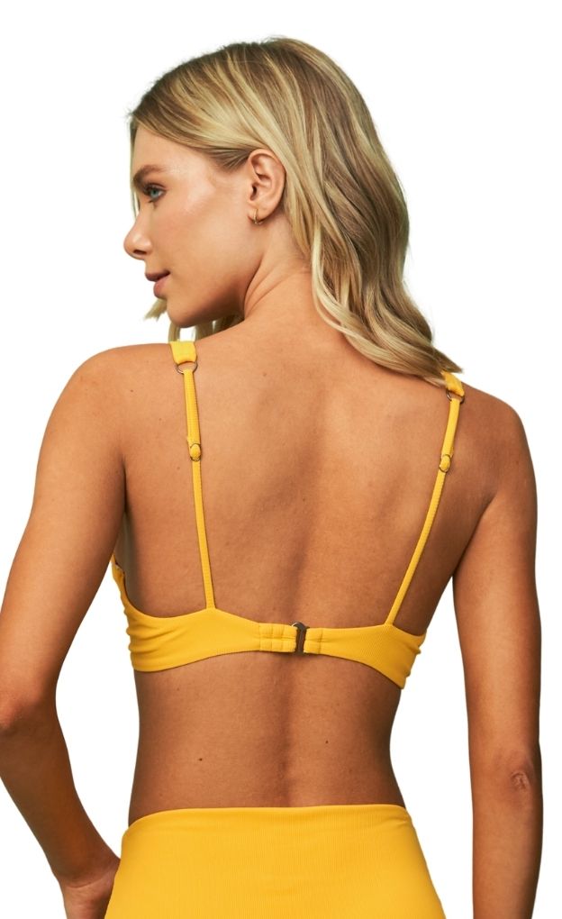 Amber Yellow Macarenna Bikini Top_Maaji_Yellow_Reversible