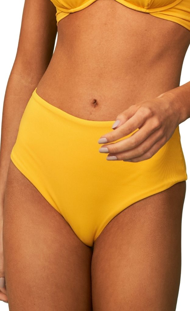Amber Yellow Venus Bikini Bottom_Maaji_Yellow_Reversible