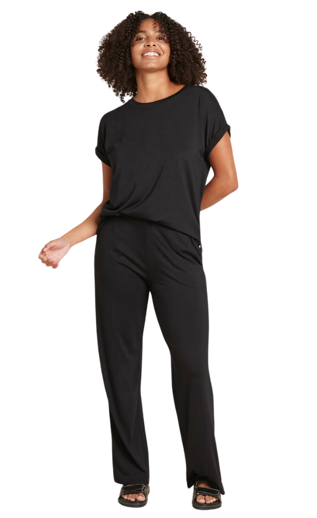 NO COFFEE × CLUBHAU PADDED LONG PANT M NUBUSSY PANT - Black Coffee