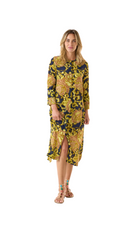 India Dress - San Sebastian Citrine - ONESEASON - viscose_colourful_citrine_long_dress