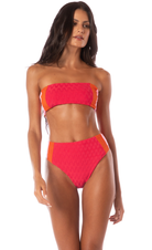 Apple Red Nomad Bikini Bottom - Maaji - bright_red_highrise_bikini_bottom