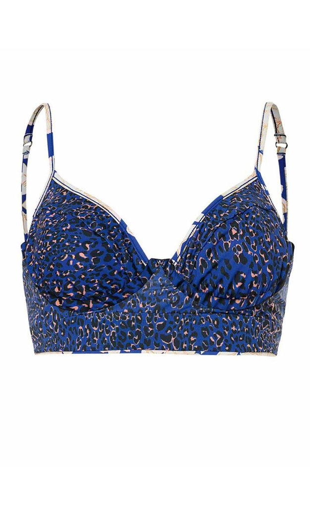 Blue Bouquet Milany Bikini Top_Maaji_Blue_Reversible