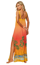 Cali Sunset Lucille Long Dress_Maaji_Multicolour_Tropical Print