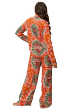 Chili Damask Dandelion Luxe Loungewear Set_Maaji-Multicolour_Long PJ Set