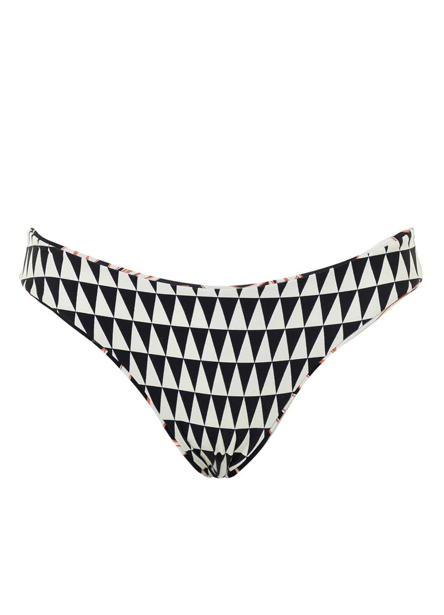 Opal Leaves Sublimity Bikini Bottom_Maaji_Black_Reversible