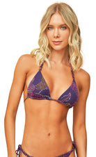 Batik FloralBalmy Rings Bikini Top_Maaji_Purple_Reversible