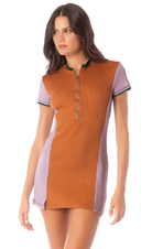 Satin umber lavendar - slim_tight_short_stylish_dress