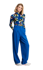 POM Amsterdam_Shimmer Blue Pants_blue_wide_long_trendy_pants