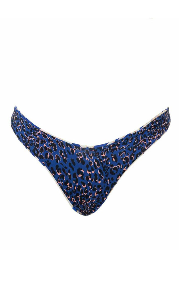 Blue Bouquet Splendour Bikini Bottom_Maaji_Blue_Reversible